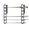 Horizontal Rod Stand 6/12-Rod Fishing Rod Holder Wall Ceiling Storage Rack  Fishing Rod Holder Storage Tool Easy to Use