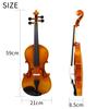 IRIN 4/4 Acoustic Violin Natural Color Spruce Violin Fiddle with Case Bow Pro Stringed Instrument For Playing Performance