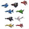 6 Pieces Alloy Airplane Fighter Jet Models Simulation Ornament Transport Aircrafts