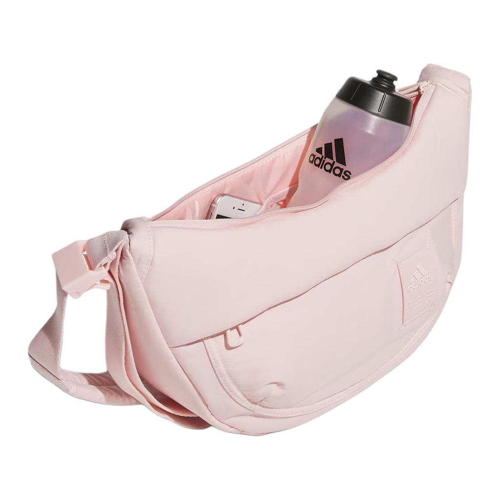 New Adidas Recycled Polyester Crossbody Bag, Shoulder Bag Regular Women's Pink JH3743