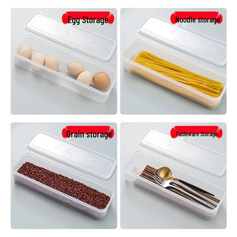 Cilantro & Scallion Fresh-Keeping Storage Box for Herbs, Noodles, Eggs & Meal Prep