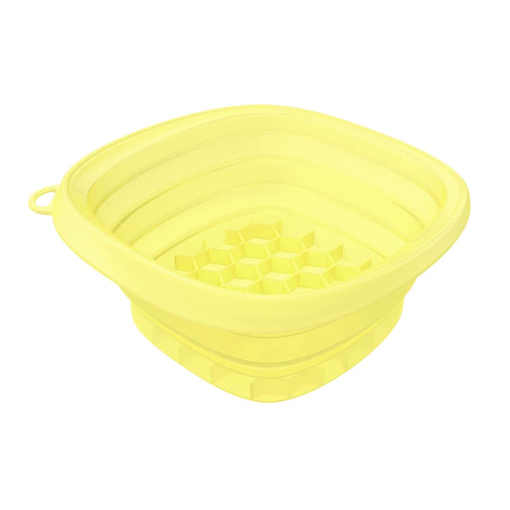 Foldable Ice Bath Facial Basin With Soft Silicones Design Builts-In Ice Tray Face Bowl For Cooling Relief Travel Use