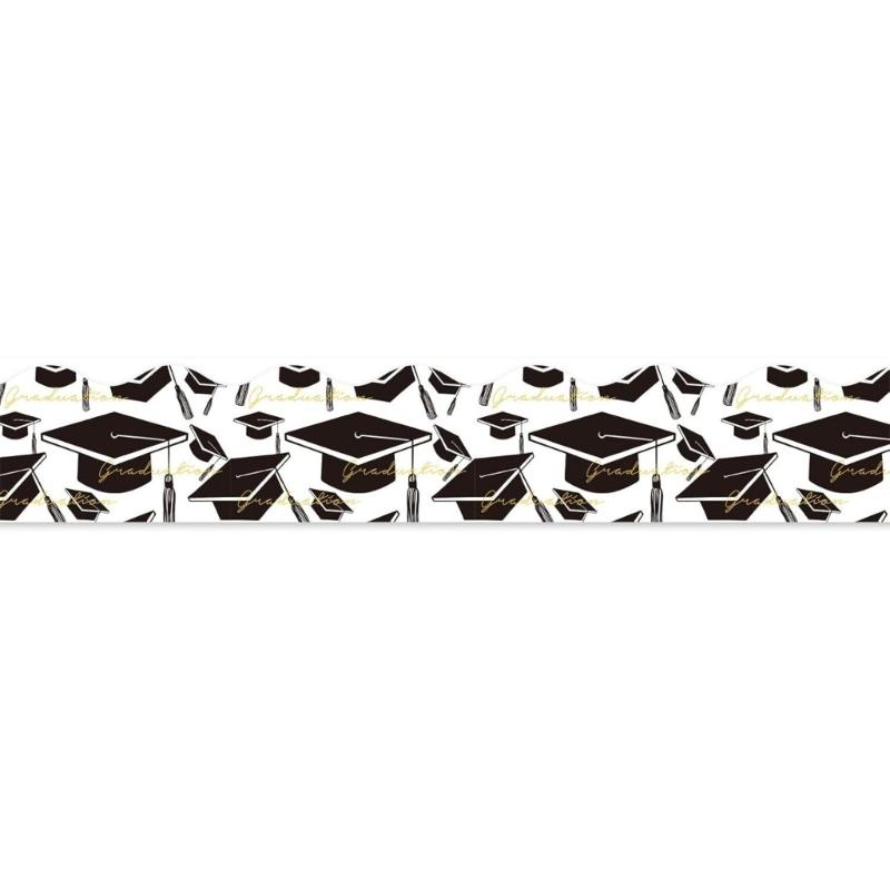 59ft Long Graduation Border Sticker Whiteboard Border Trim Wall Sticker for Classroom Chalkboard and Graduation Parties