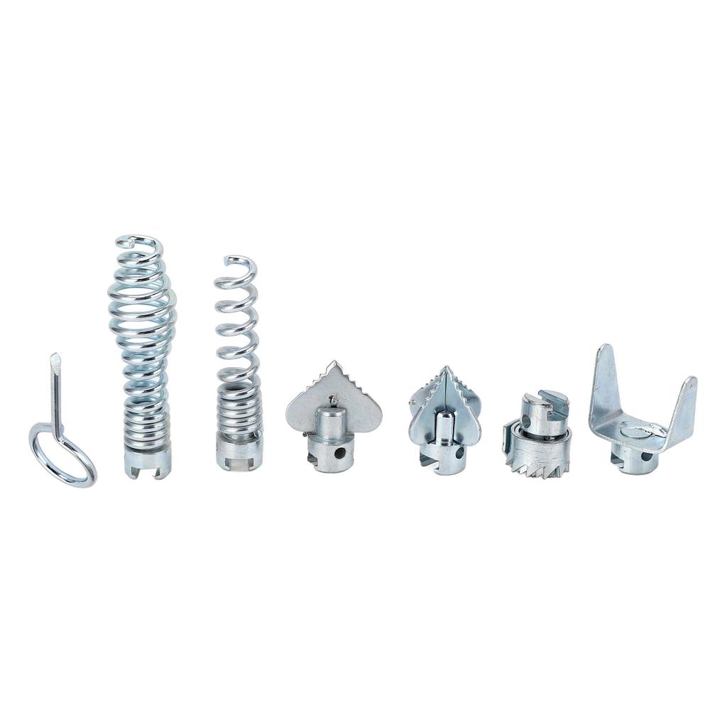 Drain Auger Cleaner Tool Manganese Steel Drain Line Pipeline Cutting Head Set for Dredging Machine