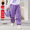 Plus Size High-Waisted Children's Sports Pants - 2025 New Style Loose Fit Long Sweatpants