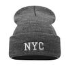 Simple and Fashionable Trendy Brand NYC Letter Embroidered Beanie Men's and Women's Outdoor Cycling Camping Warm Cold Hat
