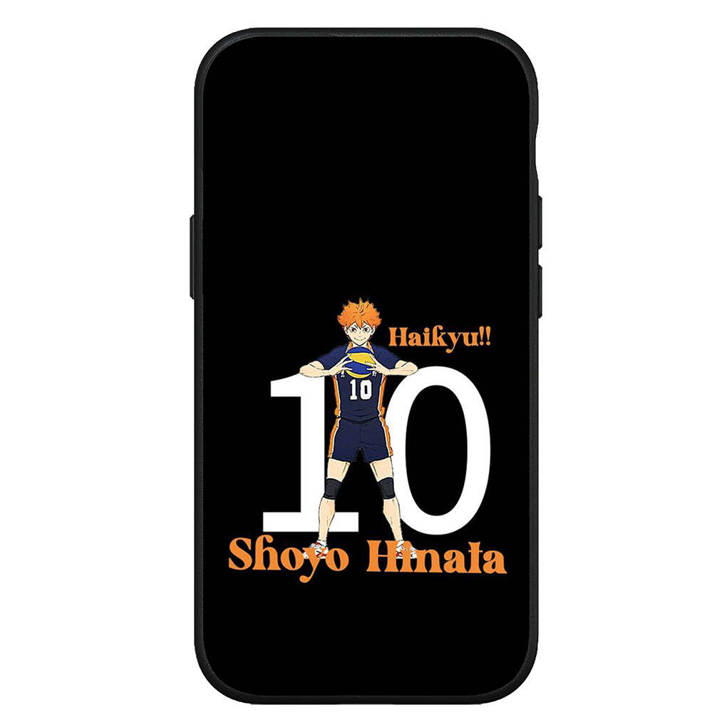 for Samsung Galaxy S25 S24 S23 iPhone 17 16 15 Xiaomi Redmi Note 14 13 12 Plus Pro Max A57 Phone Case Karasuno Hinata Shoyo Haikyuu OPPO Huawei Cover