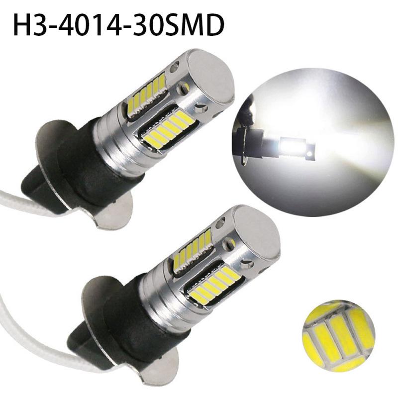 High-Brightness LED Fog Light H3 881 4014 30SMD Constant Current Car Headlight