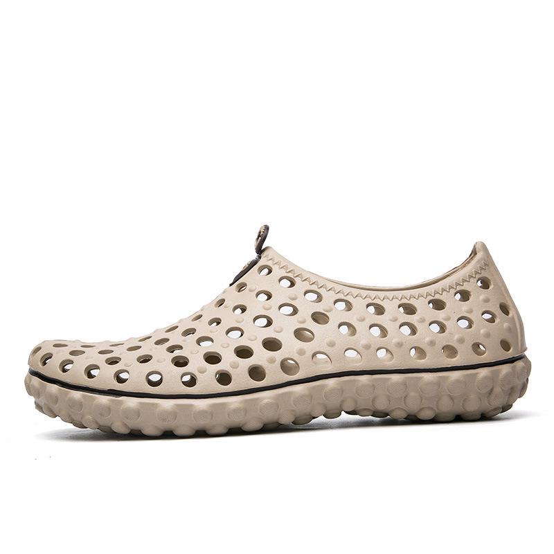 

Летние новые модные забродные сандалии из дышащей сетки, пляжная мужская обувь с сумкой на голову, одна педаль, отверстие для птичьего гнезда 2255 39