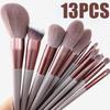 13Pcs Makeup Brush Set Make Up Concealer Brush Blush Powder Brush Eye Shadow Highlighter Foundation Brush Cosmetic Beauty Tools