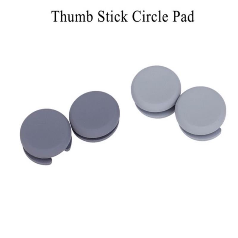 2 Pezzi Ricambio Grigio Joystick Levetta Analogica Cerchio Pad Tappo Per 2Ds 3Ds 3Ds Xl