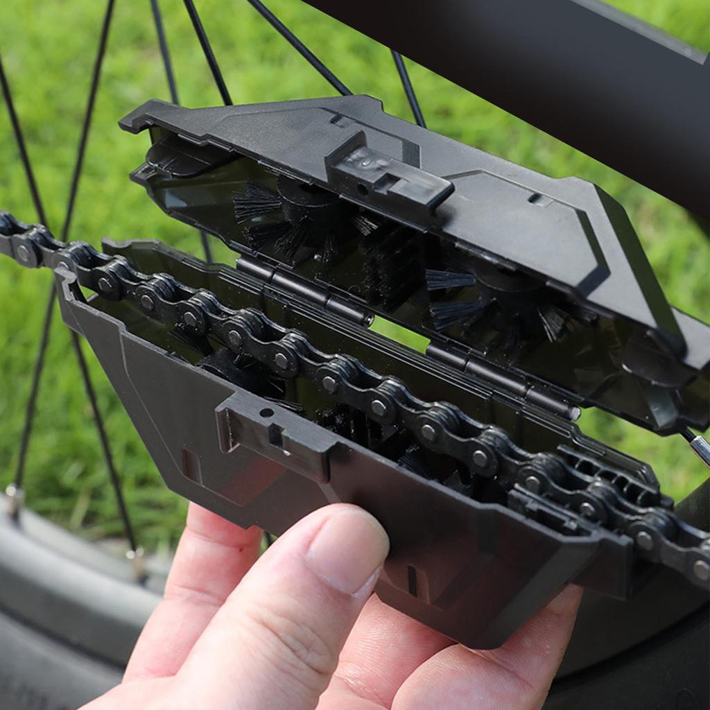 Fahrradkettenreiniger Tragbar Effizient Fahrradketten-Zahnradreiniger Waschwerkzeuge für Mountainbiking