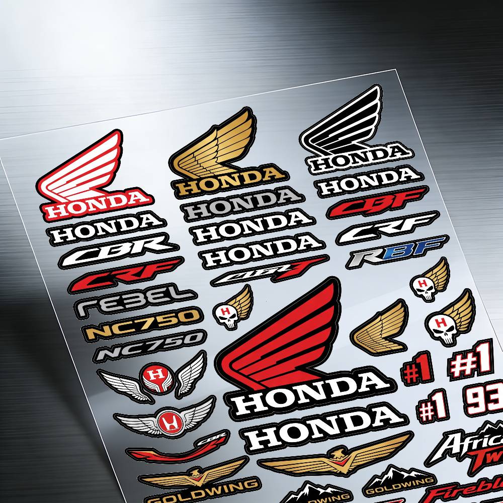 For Honda Reflective motorcycle L0 stickers, 3M safety warning at night in the dark scooter helmets