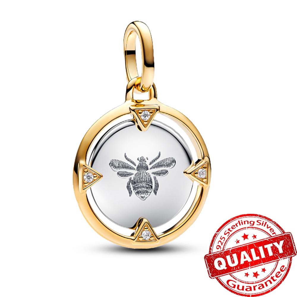 Delicate And Compact Copper Angel Of Love Tai Chi Jewelry Pocket Me Series Small Pendant Fit Diy Bracelet Gifts