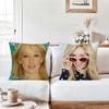 American Singer H-Hilary Duff Pillow Case Office Cushions Suitable For Sofa Car Bedroom Decorative Cushion Cover