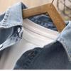 Boys' Denim Shirt Children's Thin Lapel Coat Long-sleeved Shirt