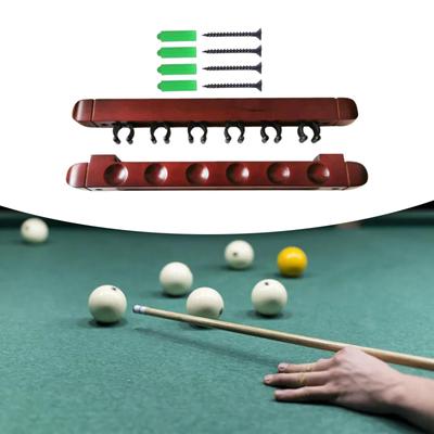 Porta stecche da biliardo in legno di alta qualità - Organizza le tue stecche da biliardo con facilità