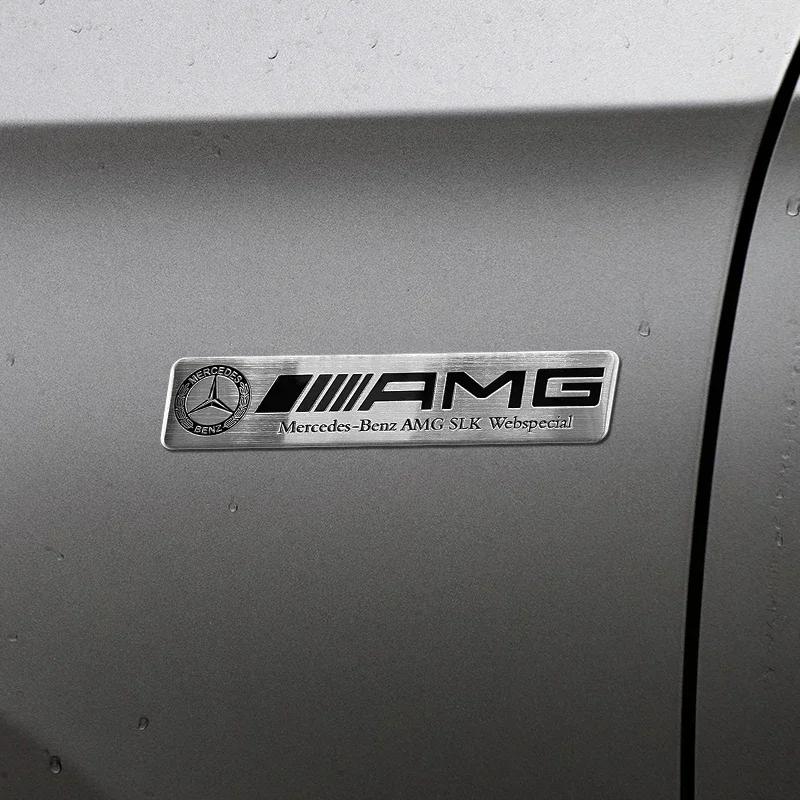 Hot 2025 For AMG W124 2025 Hot New 3D Metal Badge Car Styling Stickers Decal Accessories For Mercedes Benz W204 W205 W212 W213 W