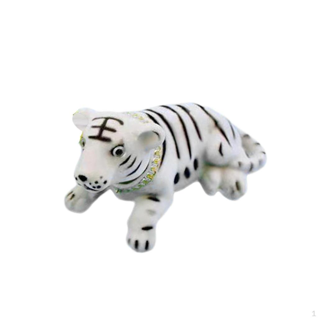 Car Dashboard Nodding Head Tiger Decoration Accessory High Emulation Cute Creative Lover Gift