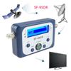 Compact Satellite Tool SF-95DRL Automatically Identifies LNBF Frequency Satellite Finder Built-in IF Signal Strength Meter