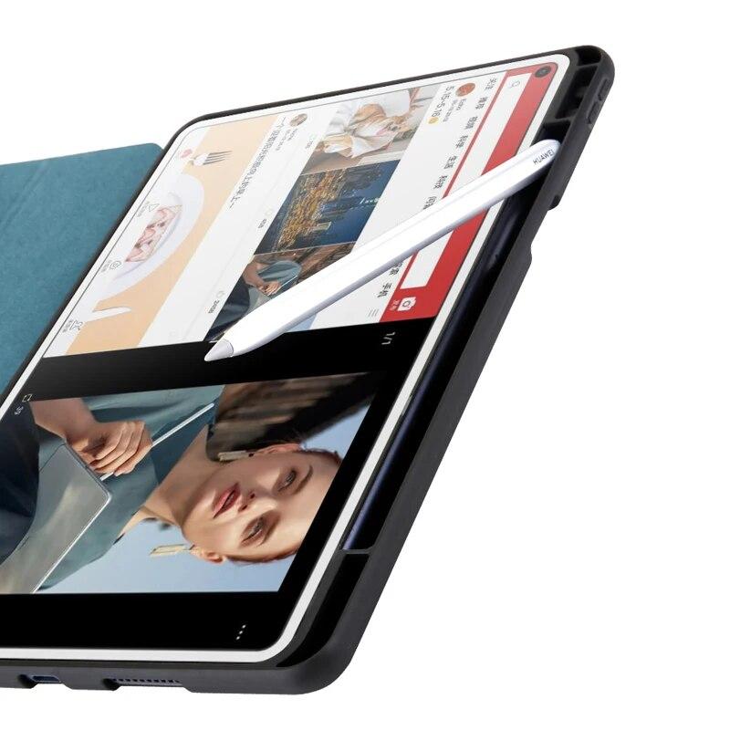 Huawei Matepad Pro 10.8''Tablet MRX-W09 MRX-W19 MRX-AL09 kalemlik manyetik standı koruyucu kapak Funda