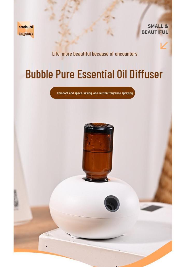 Portable Rechargeable Ultra-Quiet Essential Oil Diffuser and Humidifier for Car