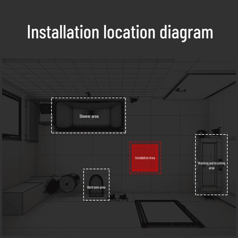 Panasonic Smart Integrated Ceiling Bathroom Heater & Fan with LED Light