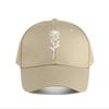 Minimalist Line Art Rose Vinyl Decal Baseball Cap Fashion Unisex Sunhat Womens Outdoor Sports Snapback Cap