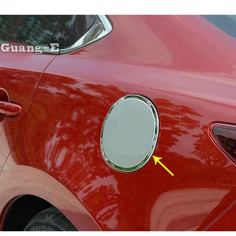 For Mazda6 Mazda 6 Atenza 2014 2015 2016 2017 2018 Car Cover Styling Gas/Fuel/Oil Tank Stick Cap Sticker Frame Trim Parts