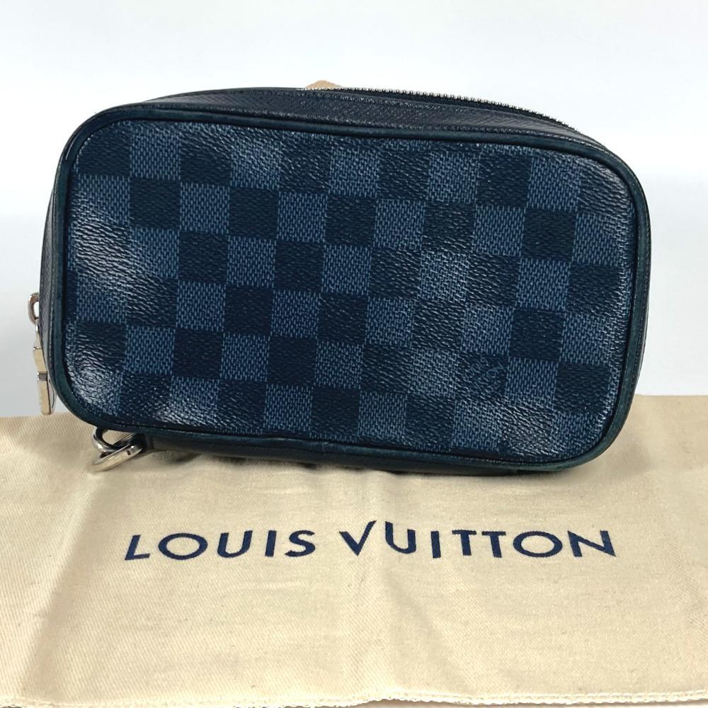 Louis Vuitton N63504 Damier Cobalt Portefeuille Zippy Soft Bag Pouch Clutch