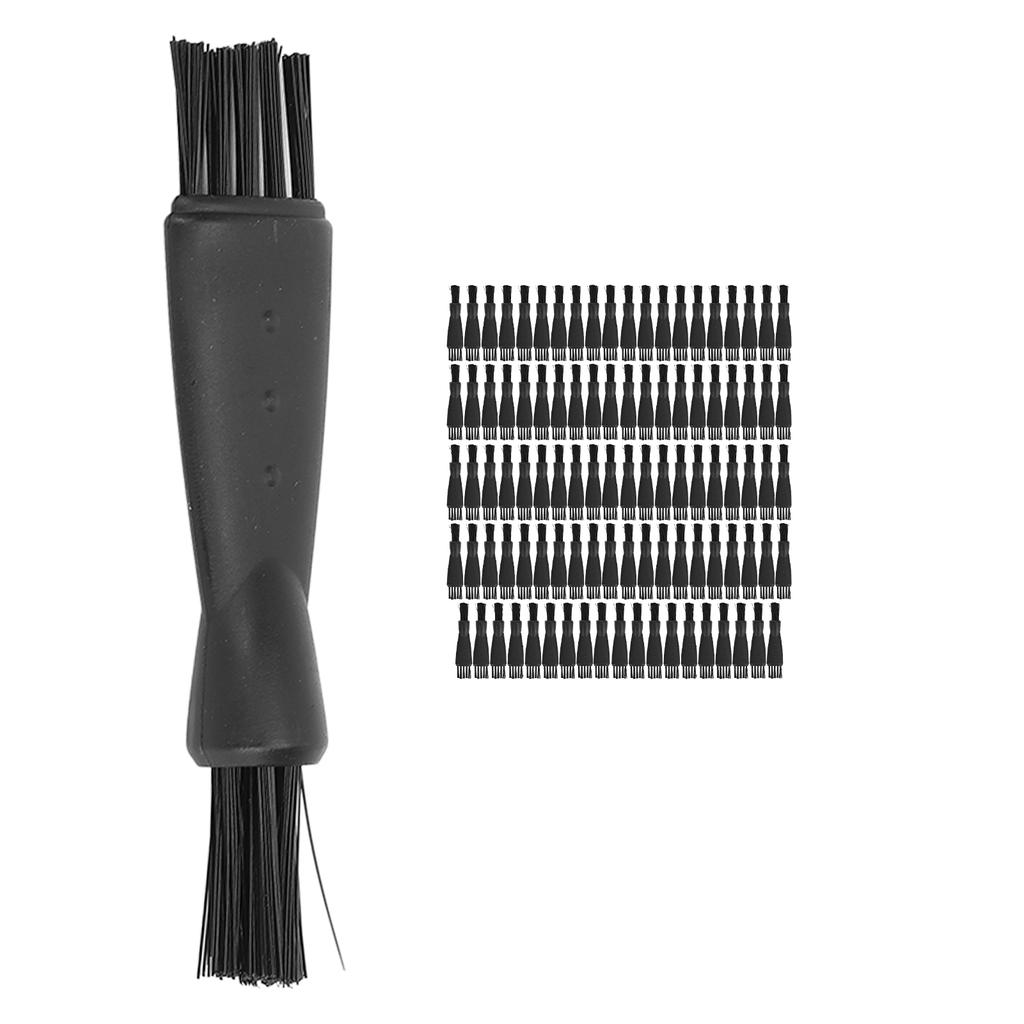 100 Pcs Shaver Brush Nylon PP Ergonomic Strong Electric Shaver Cleaning Brushes for All Kinds of Small Appliances
