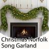 1pc Artificial Norfolk Pine Christmas Wreath Fake Green Garland Front Door Walls Porches Home Decor Xmas Decor Christmas Decor
