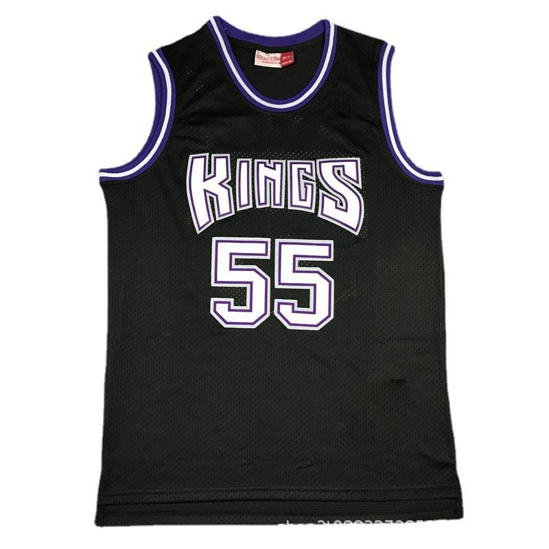Męska Damska Koszulka do Koszykówki Sacramento Kings Retro Williams 55 Fox 5 Webber Bezrękawnik Treningowy Odzież Sportowa