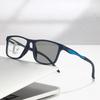 Dual Use Spring Leg Photosensitive Color Changing Multifocal Reading Glasses Anti Blue Light Lightweight