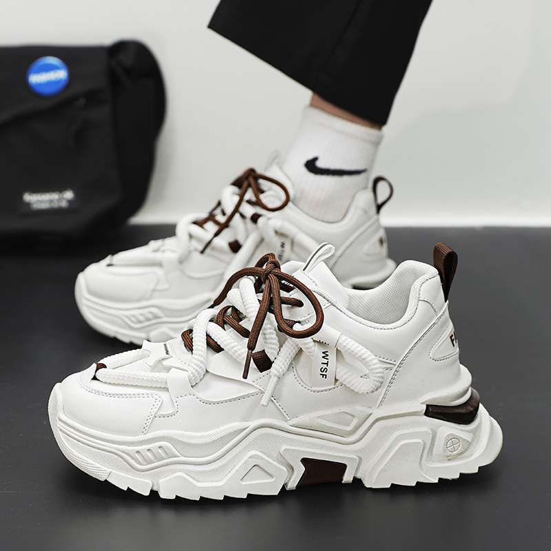 Xiaobai men's shoes summer 2025 new trend versatile sports and leisure shoes men's height increase running dad shoes men's