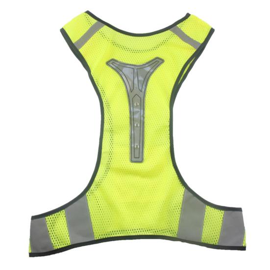 LED Reflective Night Running Cycling Safety Warning High Visibility Vest Jacket