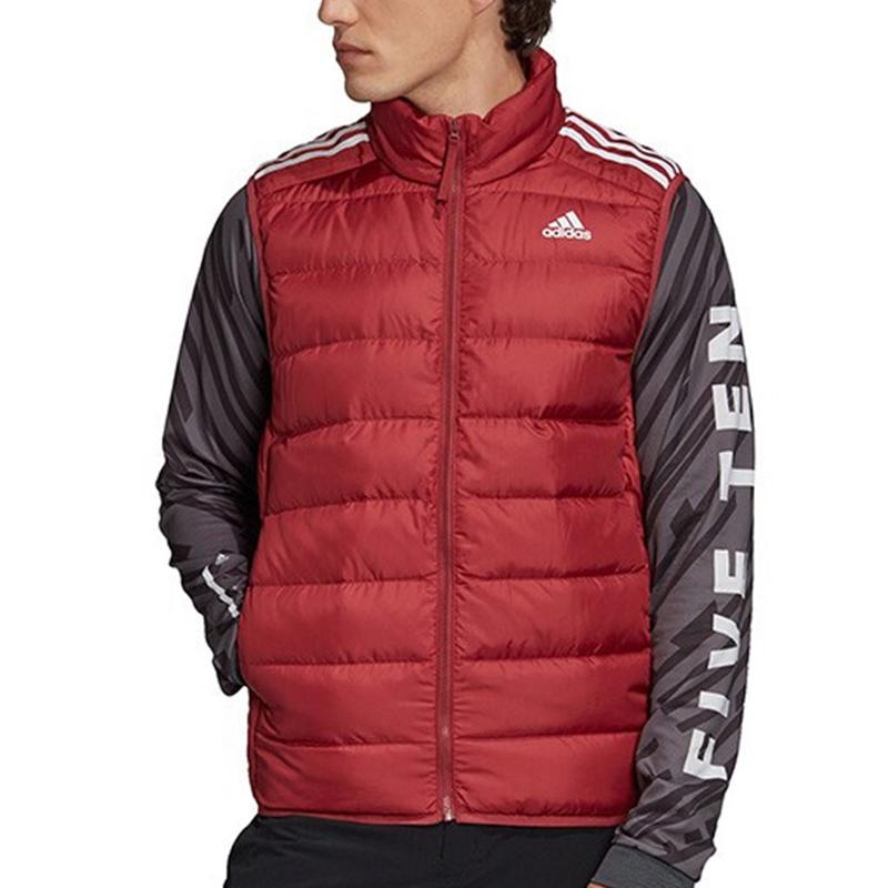 Adidas Essential Daunenweste Herren Oberbekleidung Rot GH4585
