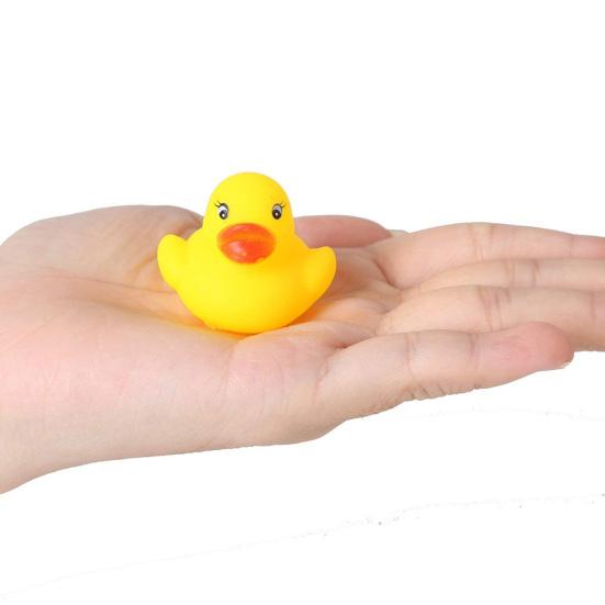 10Pcs Baby Infants Bath Shower Tub Inflatable Floating Toy Rubber Squeaky Ducks