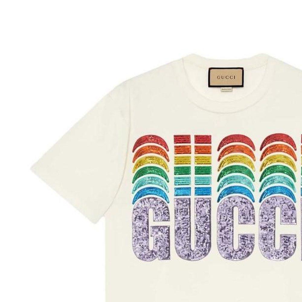 Gucci SS23 T Shirt Women's Beige 717422-XJEVP-9088