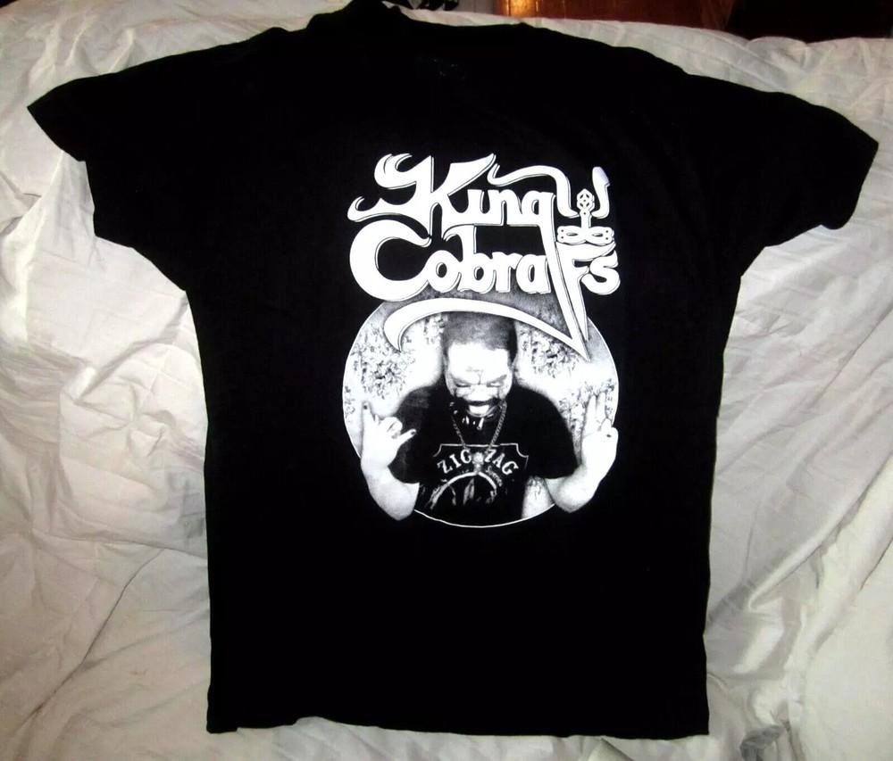 Trend KING KOBRA LOGO NEW BLACK T SHIRT Gift For Fan Unisex T-Shirt S