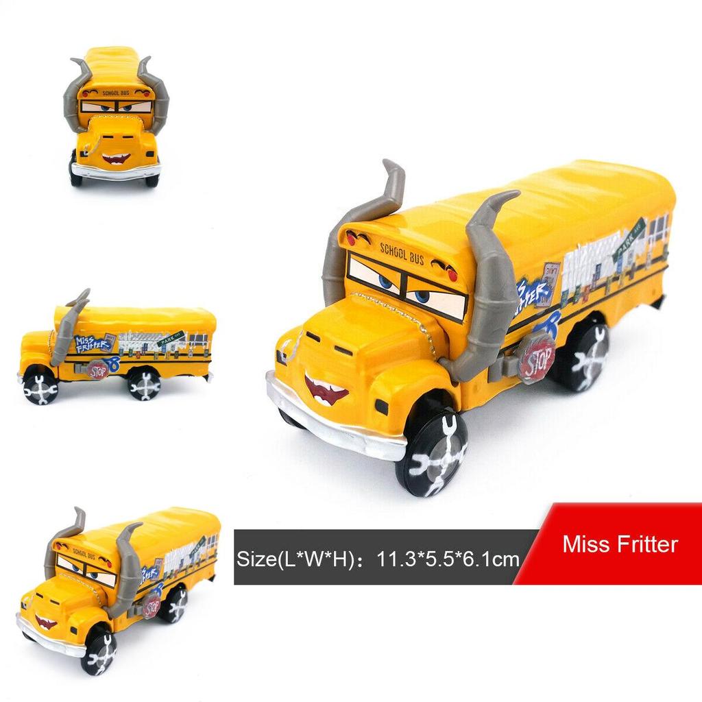 Vibrant Yellow Miss Fritter Diecast Toy Car For Kids Ideal For Holiday Gifts