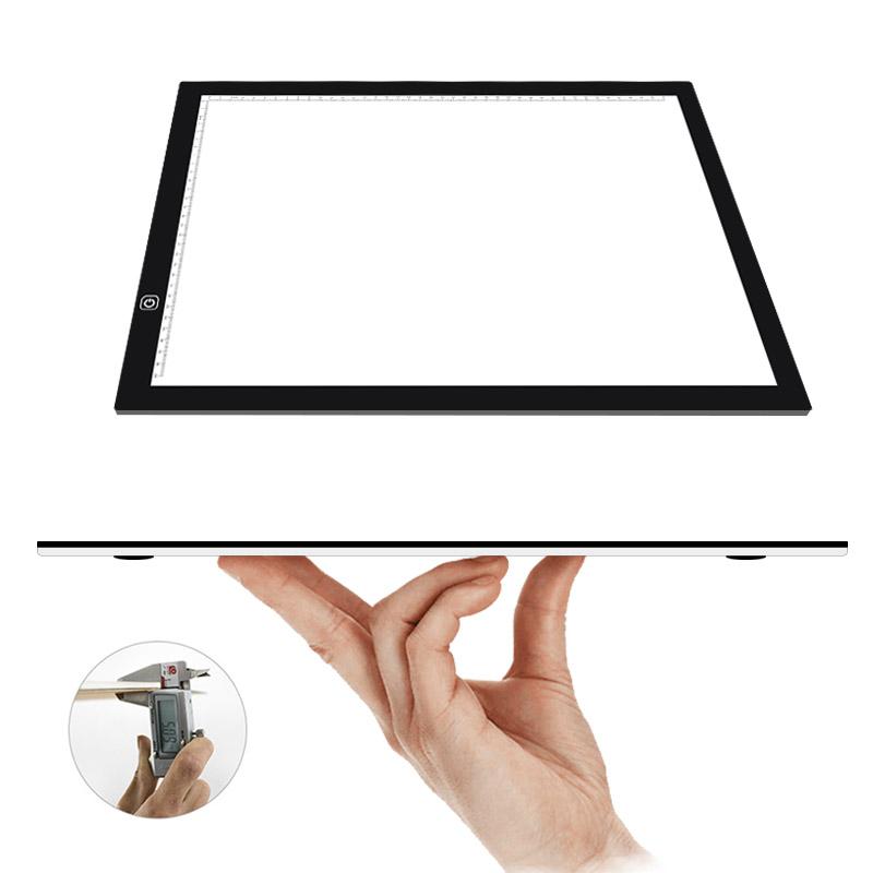 Goodao 8W 5V LED USB Stepless Dimming A3 Acrylic Scale Copy Boards Anime Sketch Drawing Sketchpad with USB Cable /& Power Adapter