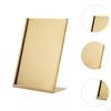 Advertisement Display Stand Price Tag Frame Solid Multifunction L Shaped Menu Picture Holder