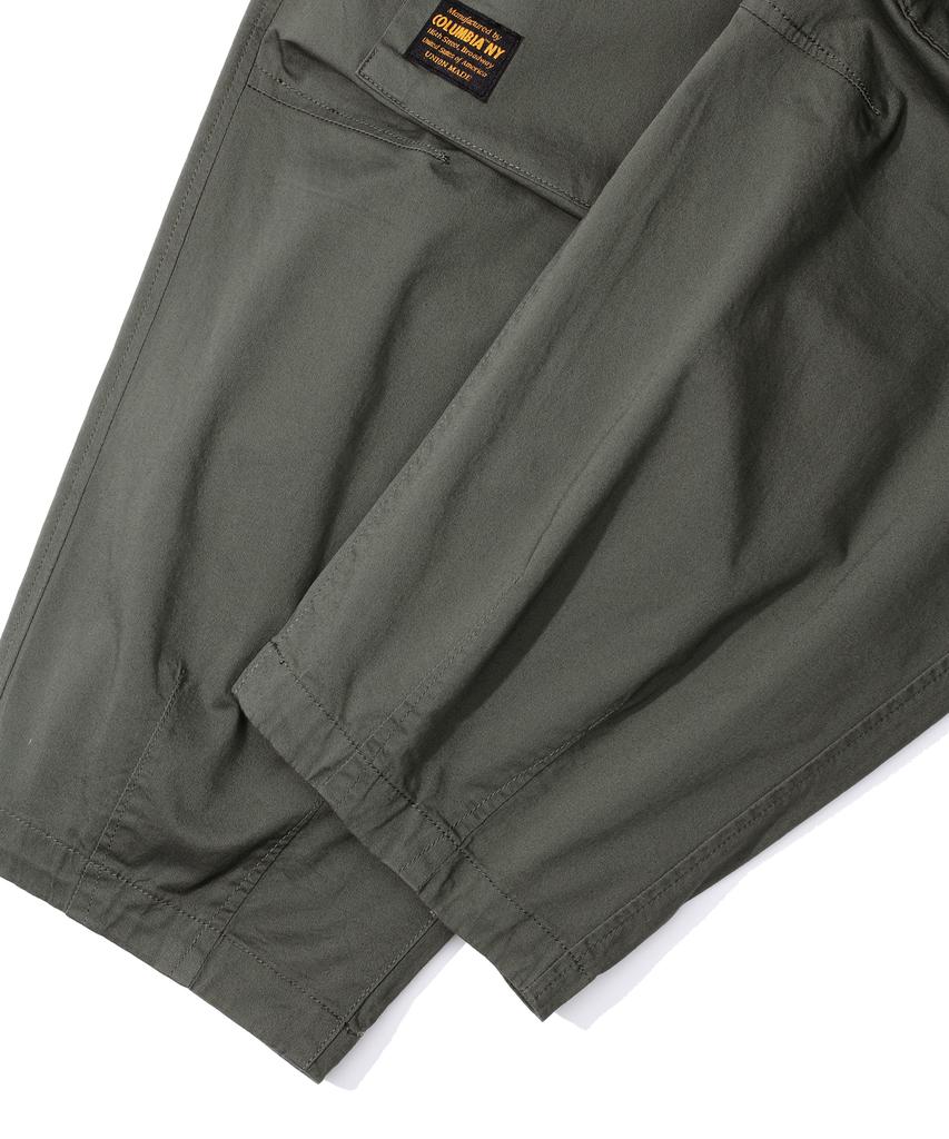 COLUMBIA UNIVERSITY Mil-Label Pocket Wide Fit Balloon Pants Khaki