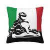 Custom Italy Flag Italian Map Nordic Throw Pillow Covers Patriotic Pride Cushions Cover For Sofa