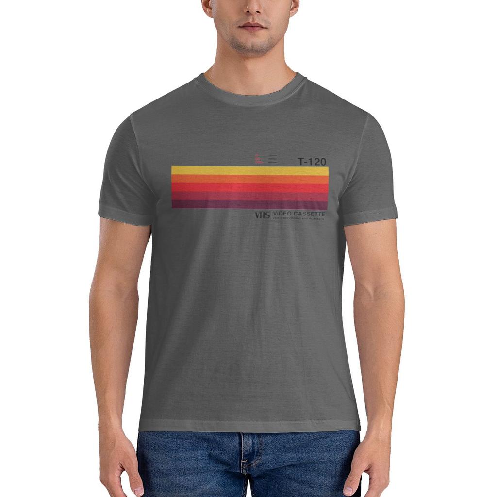Sunset Video Cassette Vhs Business Casual Tshirt Minimalist Vibe Atmosphere Tshirt