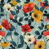 Outdoor Dekostoffe Oxford - Motiv Blumen I Dx5291