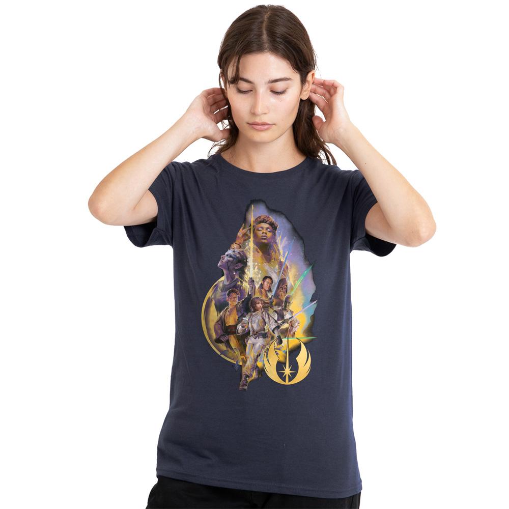 Star Wars: The Acolyte Womens/Ladies High Republic Group Poster T-Shirt