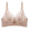 Qu Yi Fenghua Sexy Lace No Steel Rim Small Chest Flat Chest Thickened Gathering Upper Support Adjustment Bra Cover