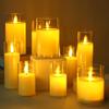 LED Swinging Candle Light In Acrylic Glass for Atmosphere and Events